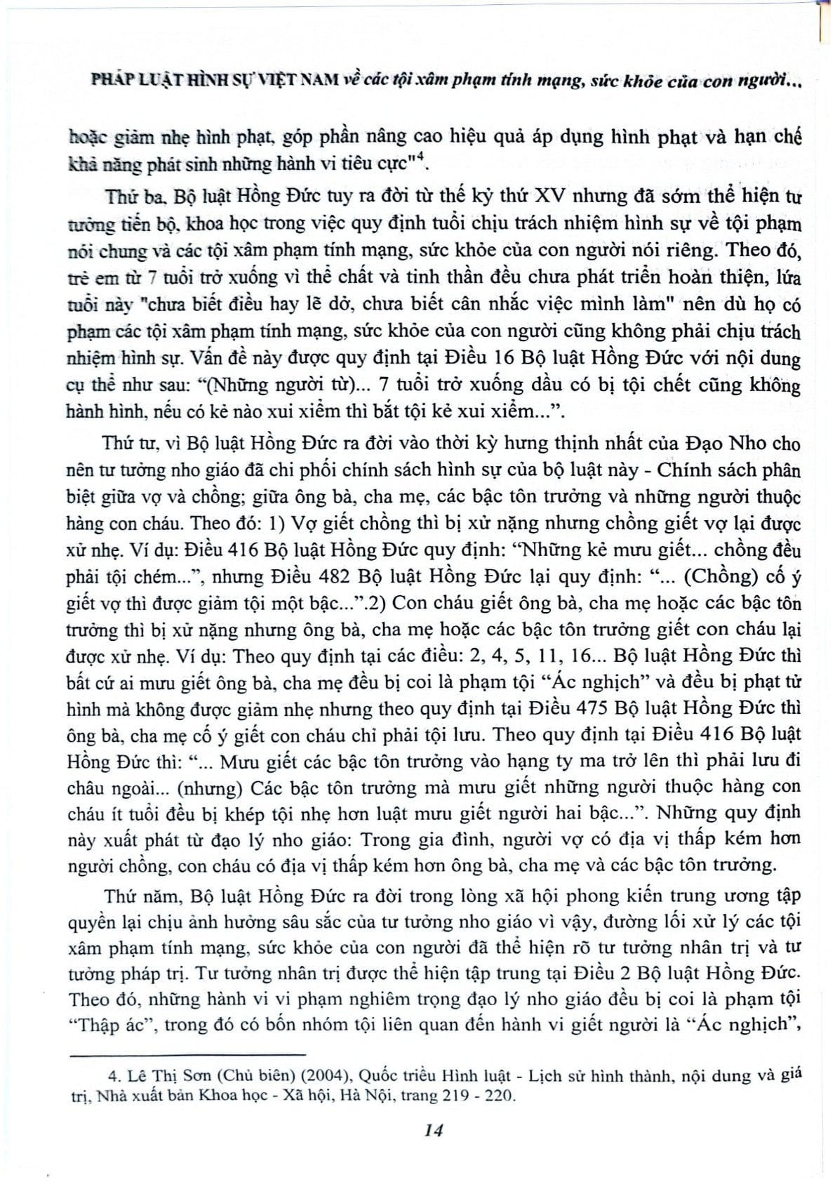 Pháp Luật Hình Sự Việt Nam Về Các Tội Xâm Phạm Tính Mạng, Sức Khỏe Của Con Người - TS.Đỗ Đức Hồng Hà (Chủ Biên)