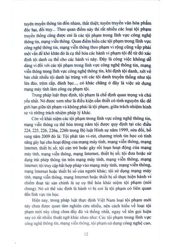  Phòng, Chống Tội Phạm Trong Lĩnh Vực Công Nghệ Cao  - PGS.TS.Trần Quang Hiển -TS. Đỗ Đức Hồng Hà 