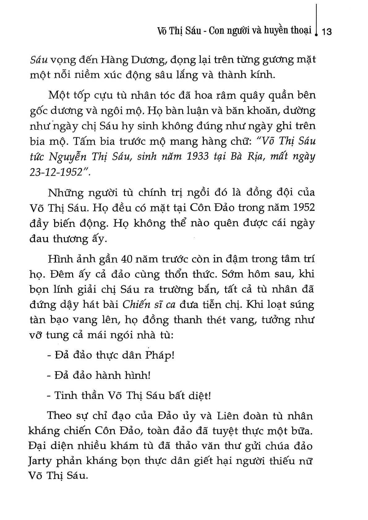 Võ Thị Sáu - Con Người Và Huyền Thoại - Nguyễn Đình Thống (Tái Bản 5/2025)