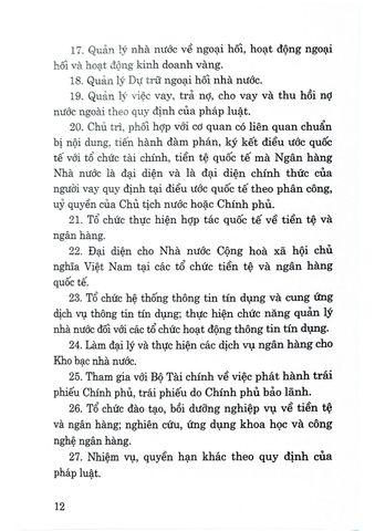  Luật Ngân Hàng Nhà Nước Việt Nam (Hiện Hành) (Sửa Đổi, Bổ Sung 2022) - Quốc hội (XB 2024) 
