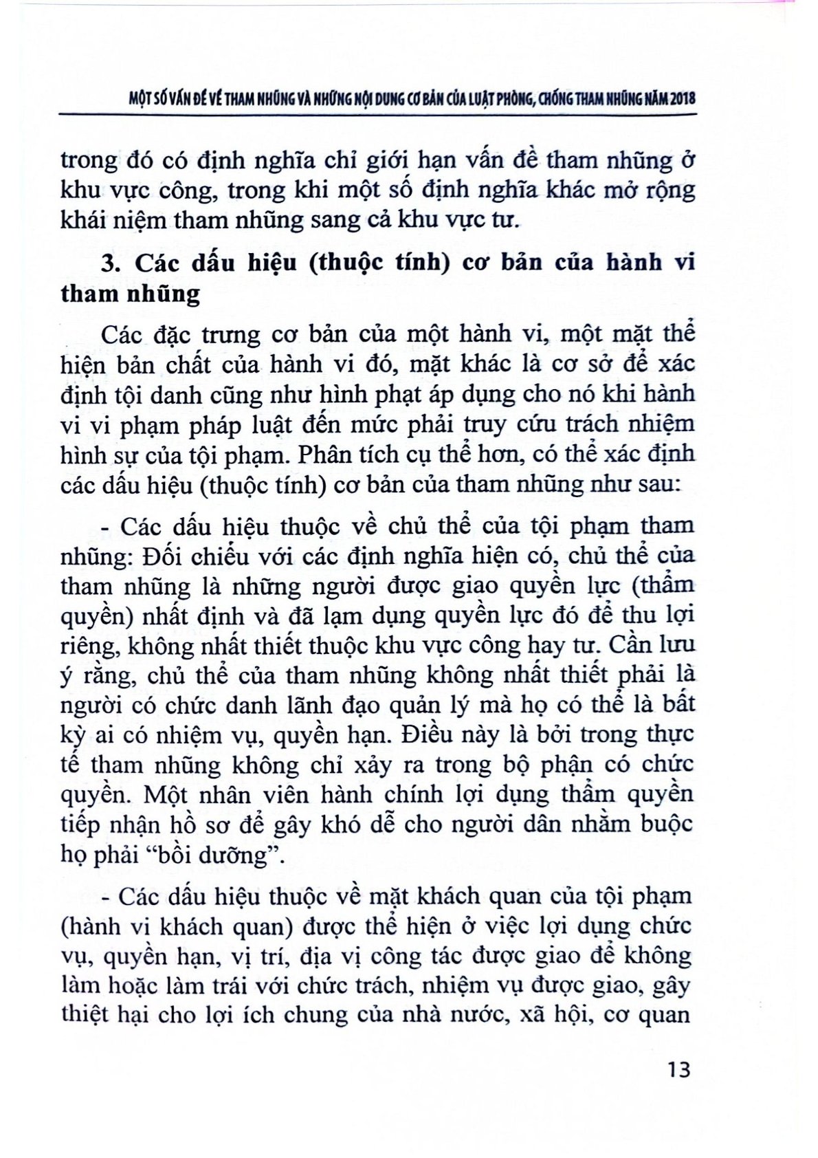 Một Số Vấn Đề Về Tham Nhũng Và Nhũng Nội Dung Cơ Bản Của Luật Phòng, Chống Tham Nhũng Năm 2018  - TS. Đinh Văn Minh