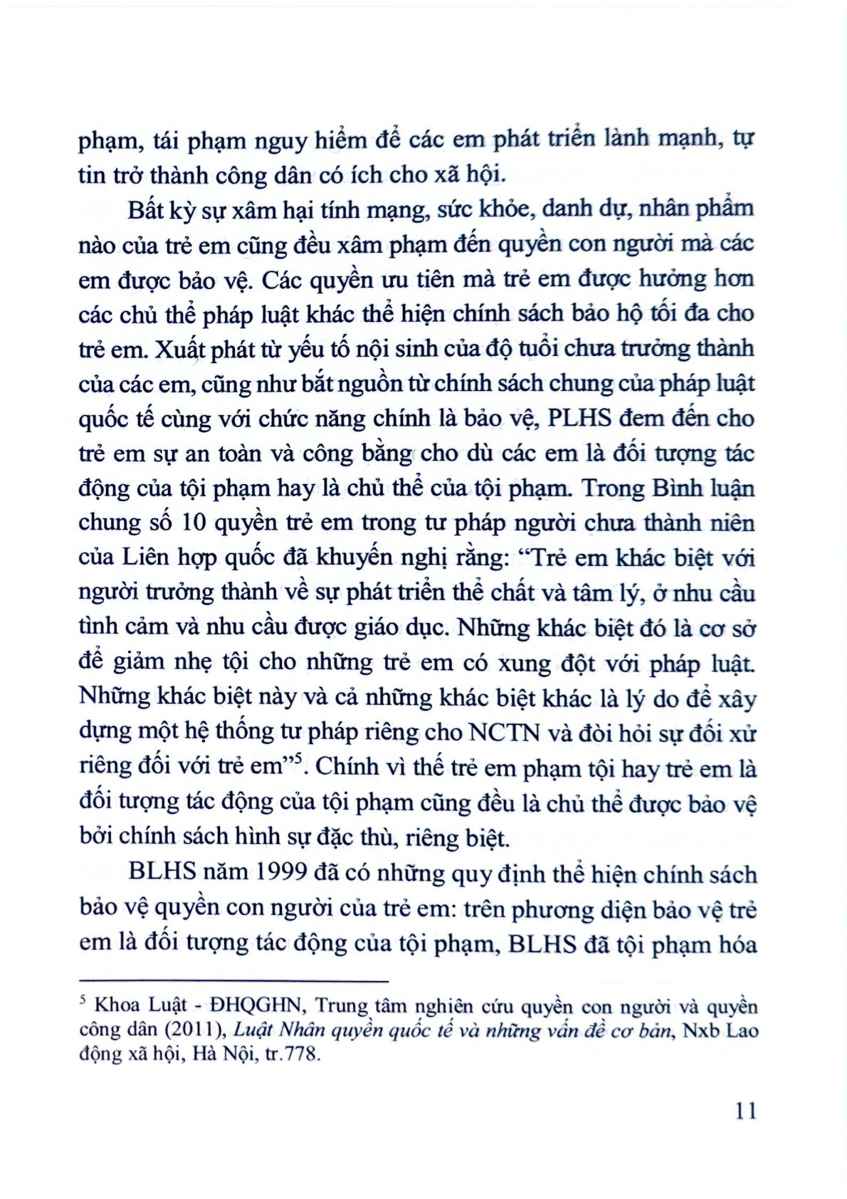 Bảo Vệ Quyền Con Người Của Trẻ Em Bằng Pháp Luật Hình Sự Việt Nam  - TS. Vũ Thị Phượng