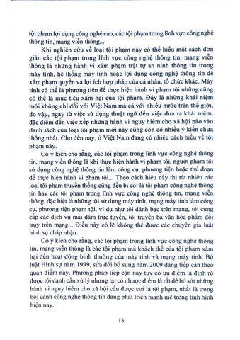  Phòng, Chống Tội Phạm Trong Lĩnh Vực Công Nghệ Cao  - PGS.TS.Trần Quang Hiển -TS. Đỗ Đức Hồng Hà 