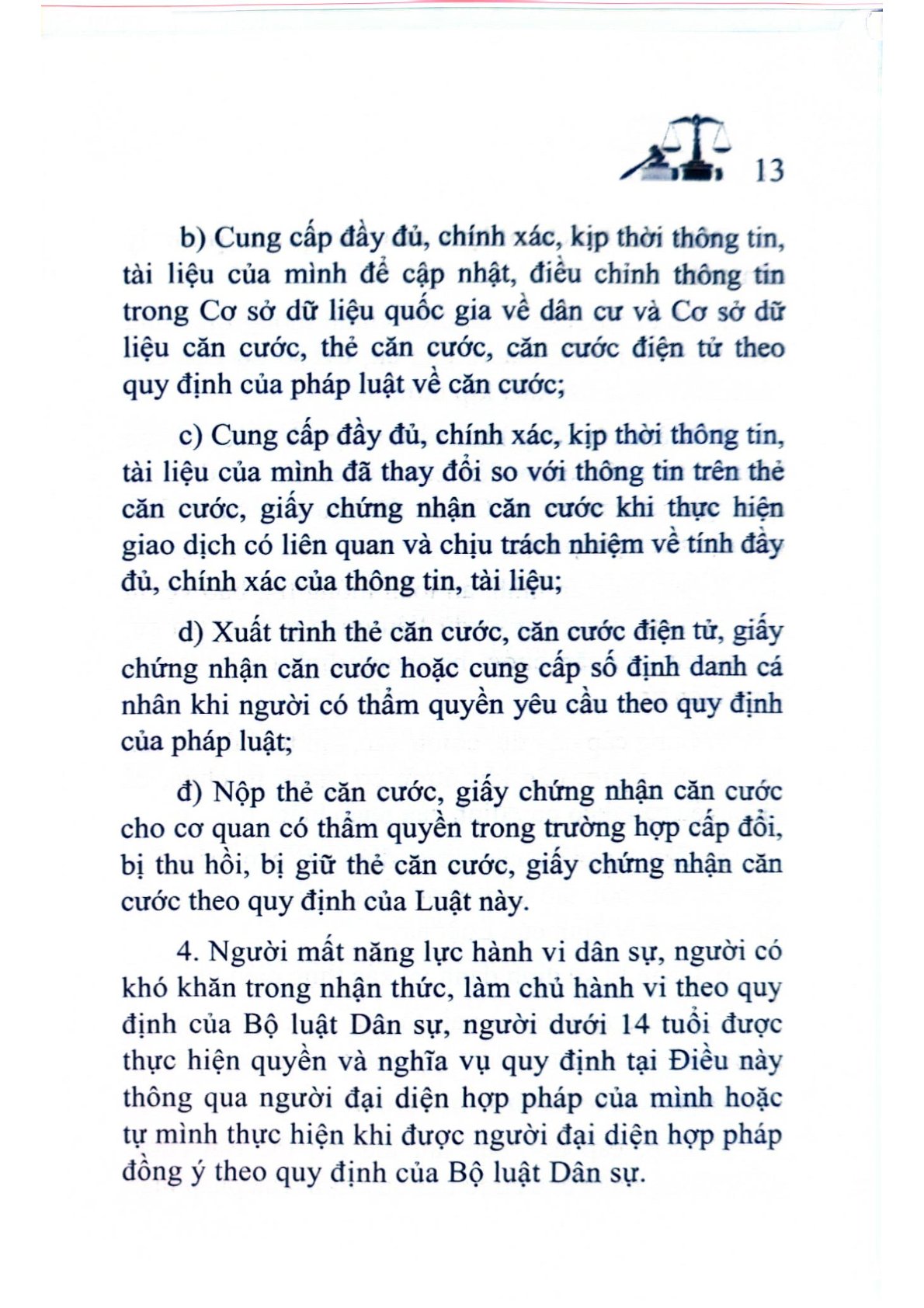 Luật Căn Cước - Quốc hội