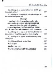 Chứng Cứ Trong Tố Tụng Dân Sự Việt Nam (Sách Chuyên Khảo)  - TS.Nguyễn Thị Thúy Hằng