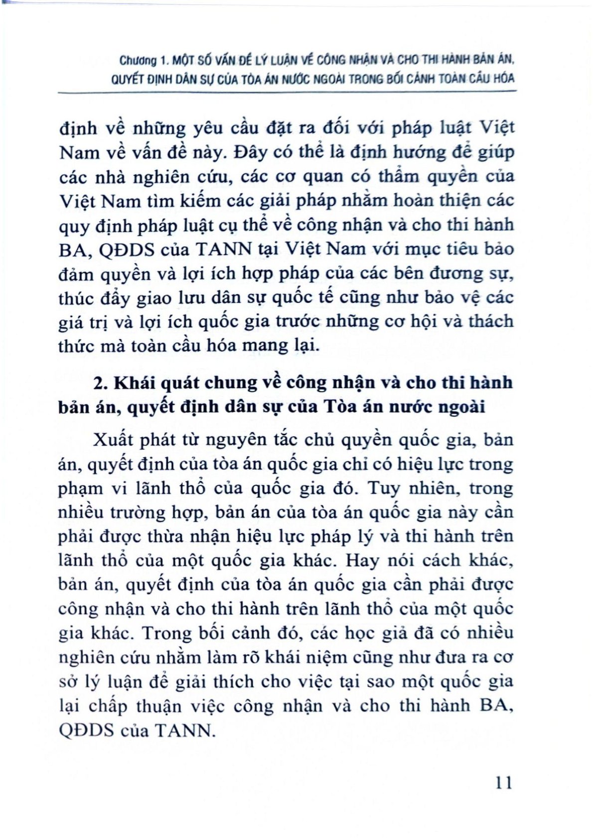 Công Nhận Và Cho Thi Hành Bản Án, Quyết Định Dân Sự Của Tòa Án Nước Ngoài Trong Bối Cảnh Toàn Cầu Hóa Và Khuyến Nghị Cho Việt Nam (Sách Chuyên Khảo)  - TS.Nguyễn Thu Thủy ( Chủ biên)