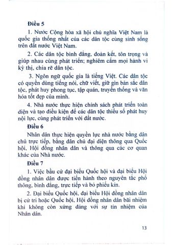  Hiến Pháp Nước Cộng Hòa Xã Hội Chủ Nghĩa Việt Nam (Các Bản Hiến Pháp Năm 2013 - 1992 - 1980 - 1959 - 1946) 