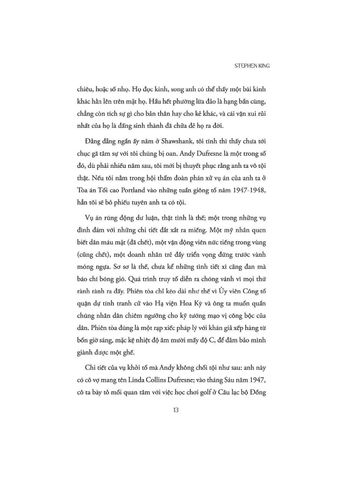  Nhà Tù Shawshank - Stephen King 