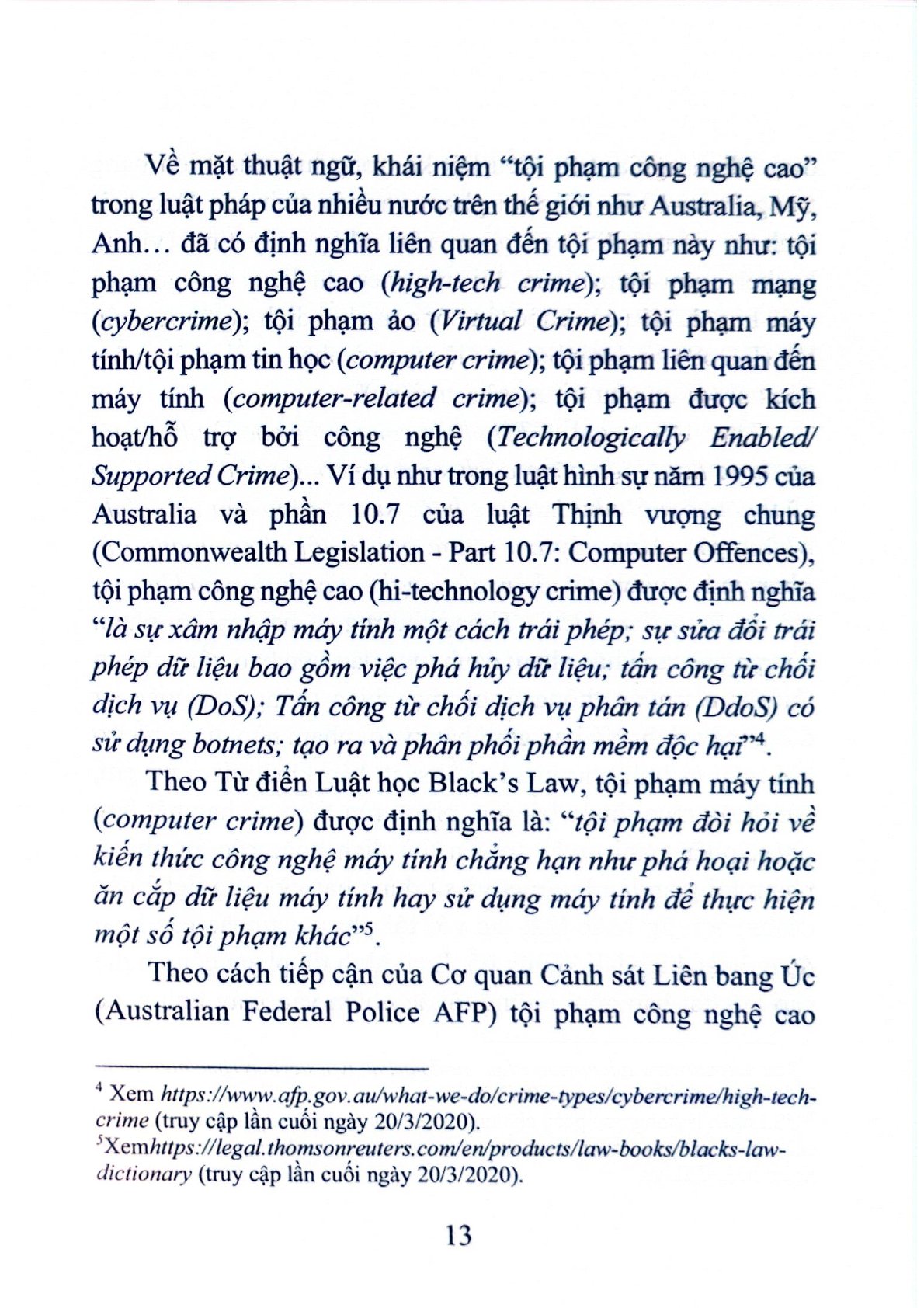 Pháp Luật Quốc Tế Trong Hợp Tác Đấu Tranh Phòng , Chống Tội Phạm Công Nghệ Cao  - TS. Đỗ Quí Hoàng