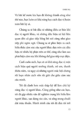  Đọc Vị Tâm Trí Như Một Cuốn Sách - Chase Hill 