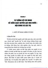 Tư Tưởng Hồ Chí Minh Về Kiểm Soát Quyền Lực Nhà Nước Và Sự Vận Dụng Trong Tình Hình Hiện Nay (Sách Chuyên Khảo) - TS Trịnh Quốc Việt (XB 2024)