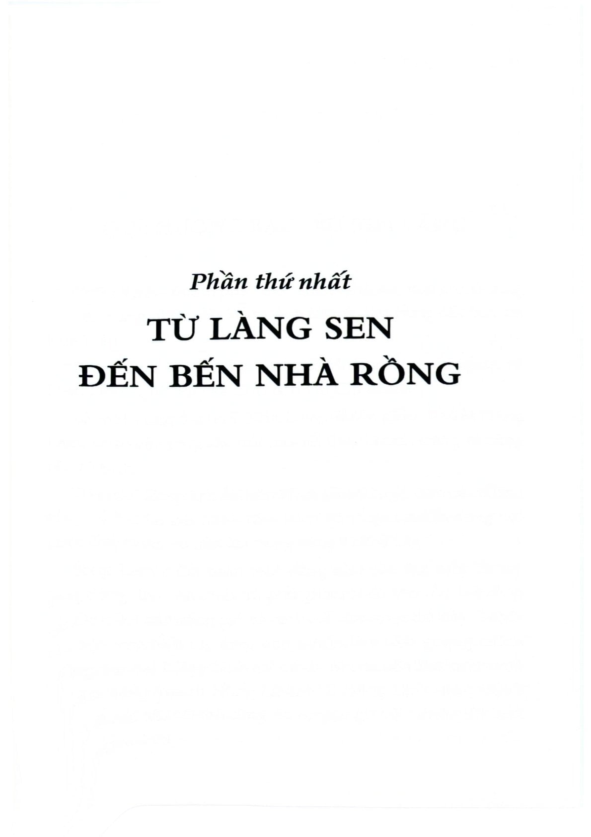 Từ Làng Sen Đến Bến Nhà Rồng (Ký) (Xuất Bản Lần Thứ 22, Có Sửa Chữa, Bổ Sung) - Trình Quang Phú (CTQG)