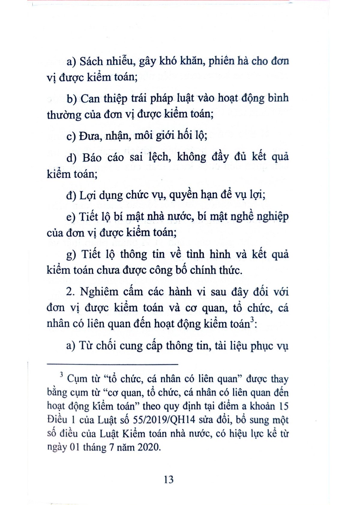 Luật Kiểm Toán Nhà Nước (Sửa Đổi, Bổ Sung Năm 2019) - Quốc hội