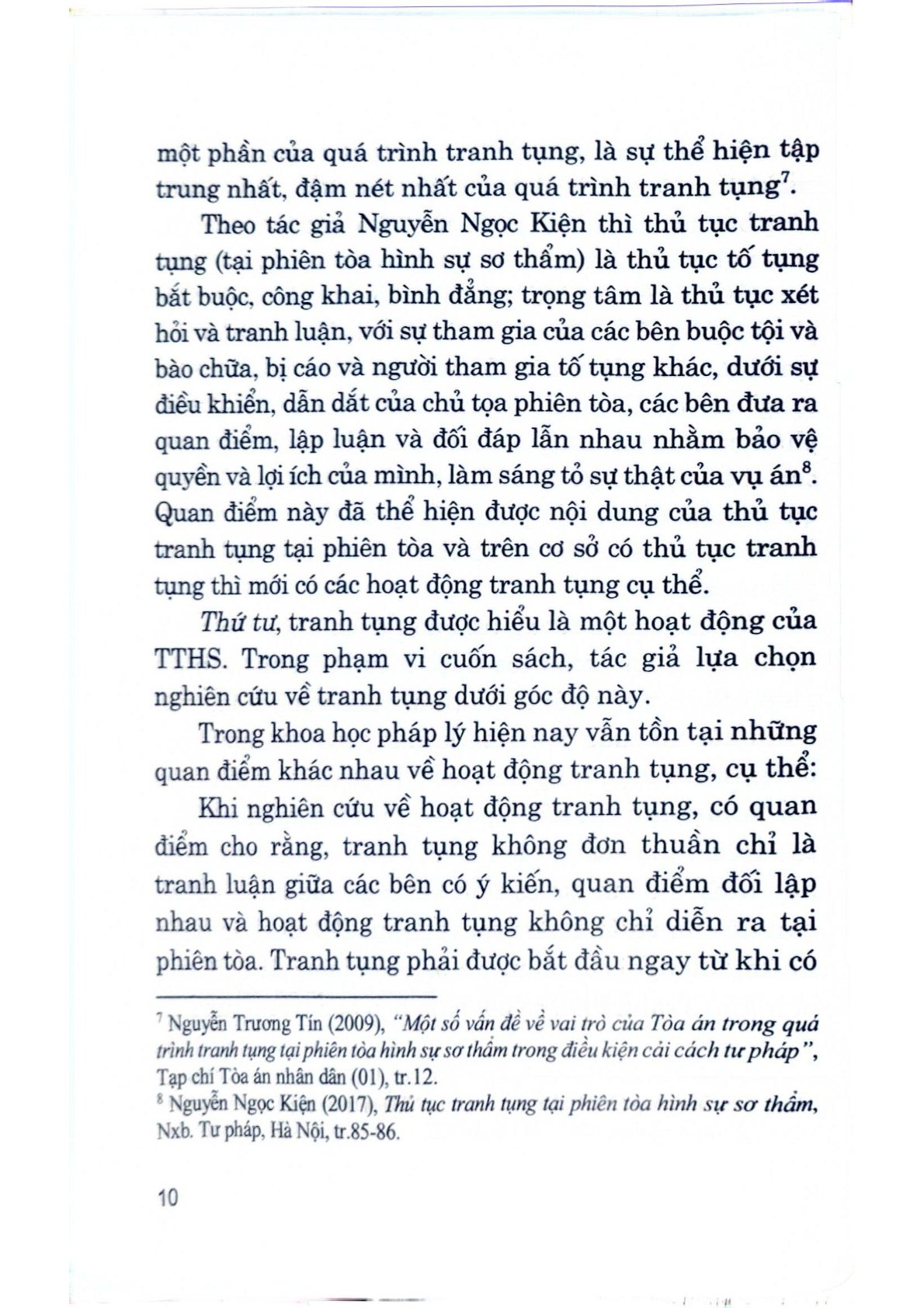 Hoạt Động Tranh Tụng Tại Phiên Toà Xét Xử Sơ Thẩm Vụ Án Hình Sự (Sách Chuyên Khảo)  - TS. Nguyễn Thị Mai