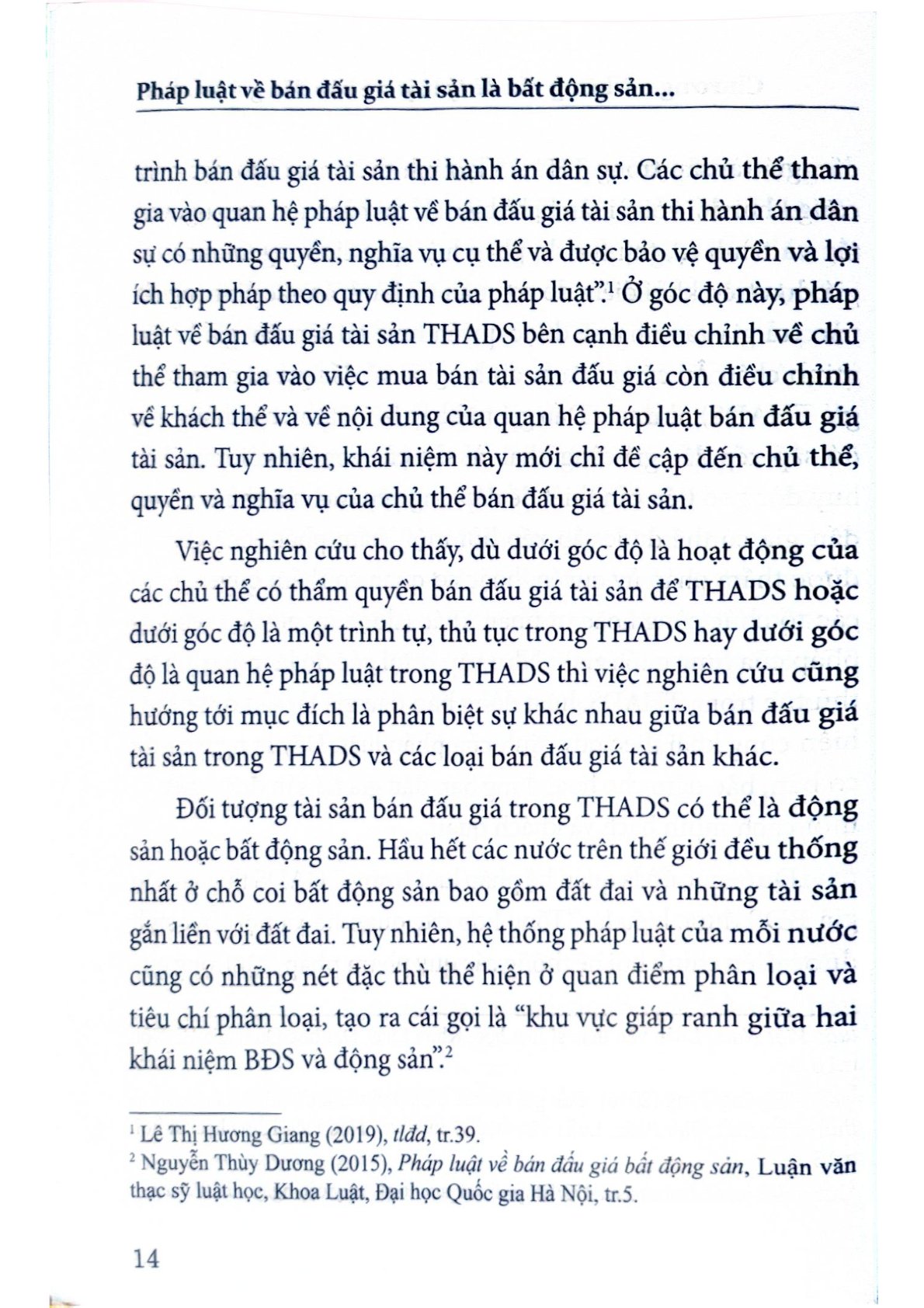 Pháp Luật Về Bán Đấu Giá Tài Sản Là Bất Động Sản Trong Thi Hành Án Dân Sự Ở Việt Nam  - PGS.TS.Trần Đức Lương - TS. Nguyễn Thị Thúy Hằng