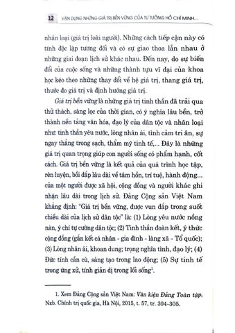  Vận Dụng Những Giá Trị Bền Vững Của Tư Tưởng Hồ Chí Minh Trong Bảo Vệ Nền Tảng Tư Tưởng Của Đảng - TS. Lê Trung Kiên 
(chủ biên) (XB 2024) 