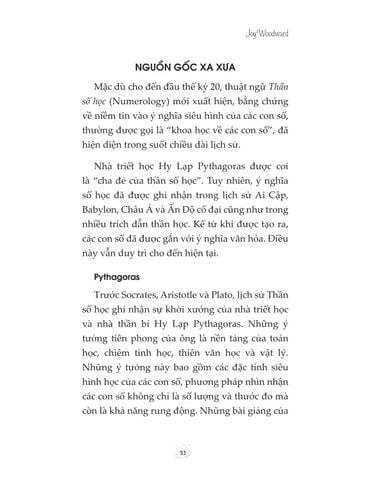  Thần Số Học Ứng Dụng - Joy WoodWard 