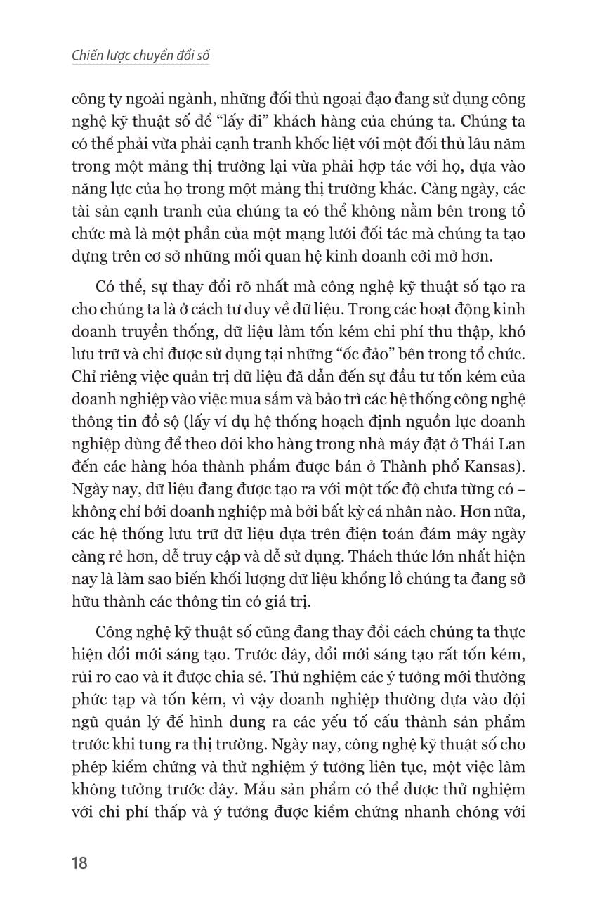 Chiến Lược Chuyển Đổi Số - Digital Transformation Play Book - David L. Rogers