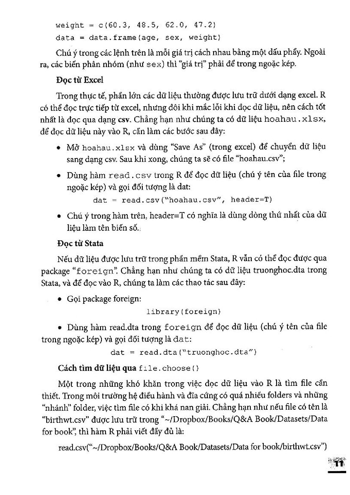 Phân Tích Dữ Liệu Với R Hỏi Và Đáp - Nguyễn Văn Tuấn