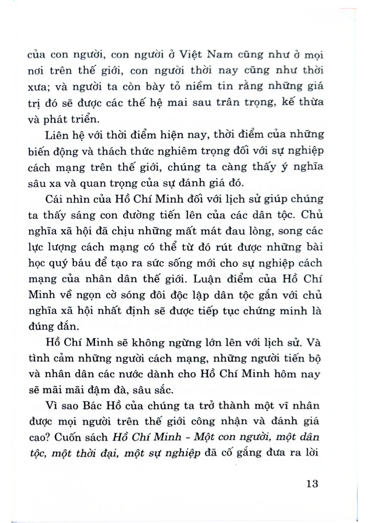 Hồ Chí Minh – Quá Khứ, Hiện Tại Và Tương Lai - Phạm Văn Đồng (CTQG)