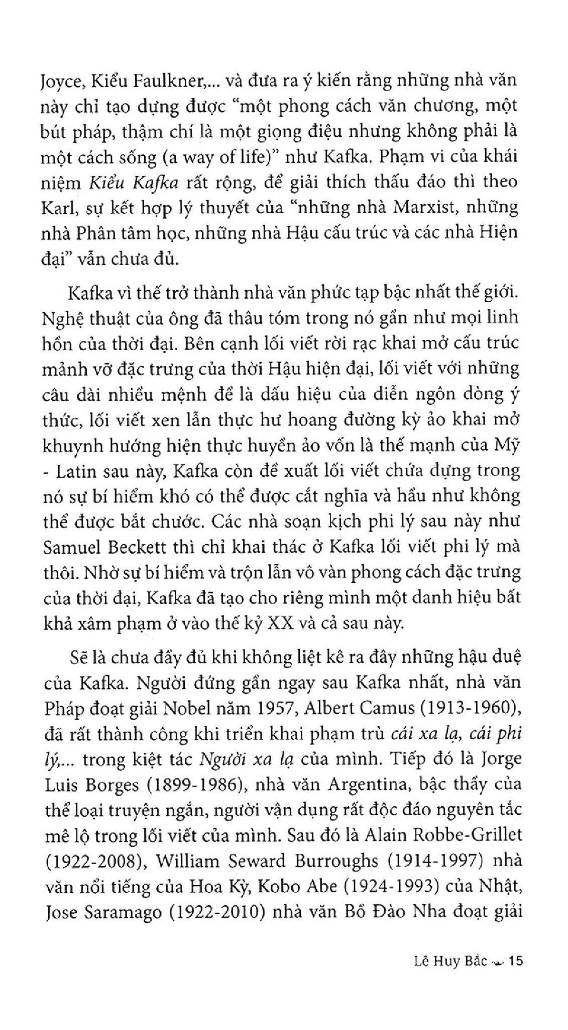 Franz Kafka - Người Tẩy Não Nhân Loại - Tái Bản - Lê Huy Bắc