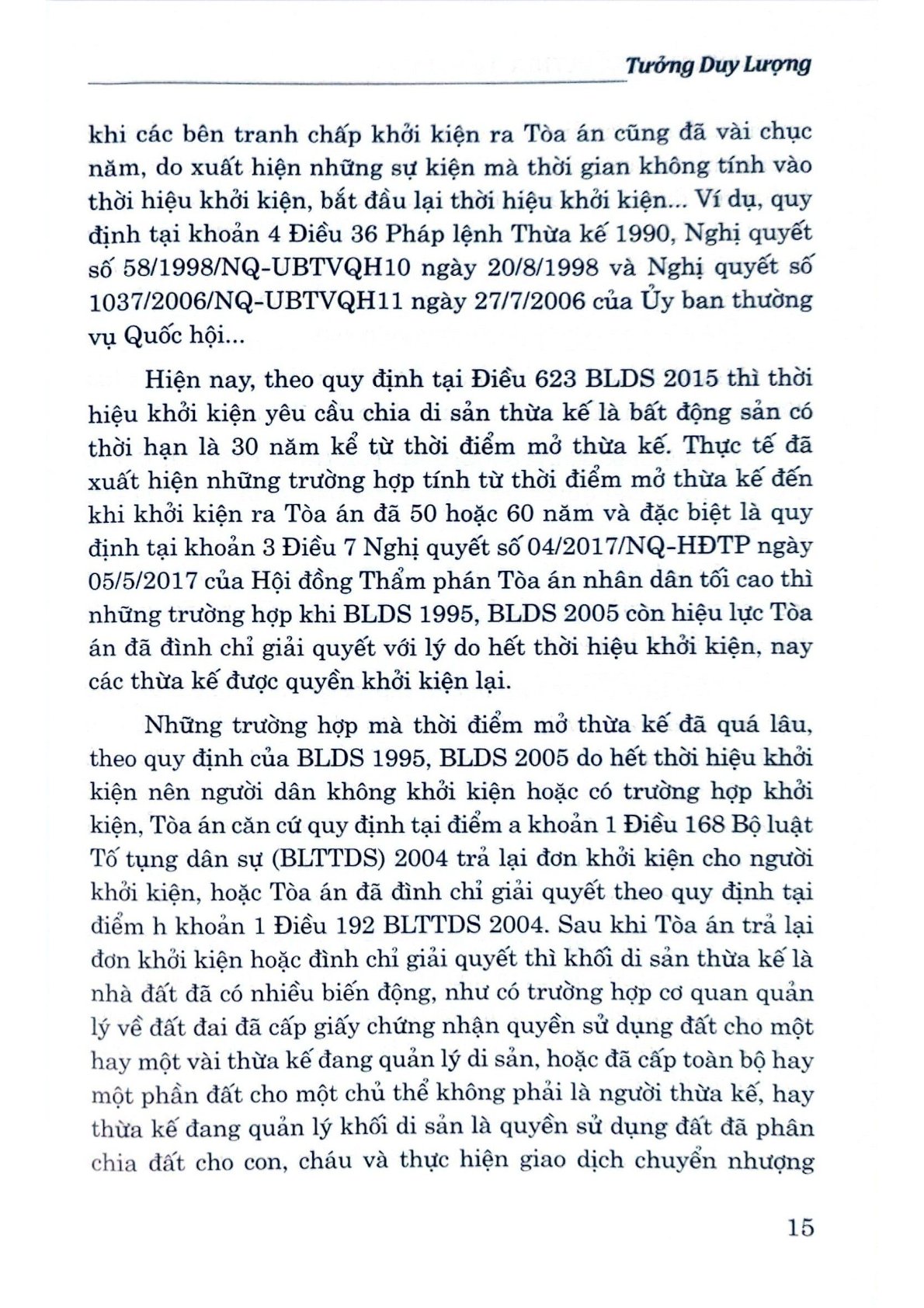 Thời Hiệu, Thừa Kế Và Thực Tiễn Xét Xử ( Tái Bản Lần Thứ Nhất, Có Sửa Đổi, Bổ Sung) - Tưởng Duy Lượng