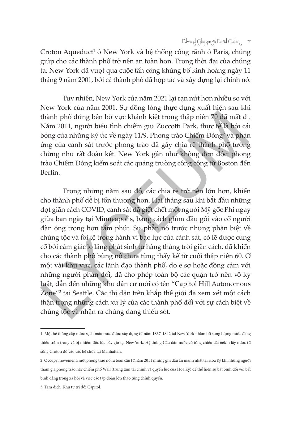 Sinh Tồn Của Đô Thị - Edward Glaeser & David Cutler