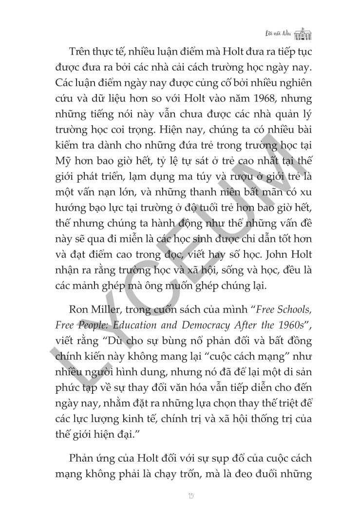 Trường Học Kém Thành Tích - John Holt