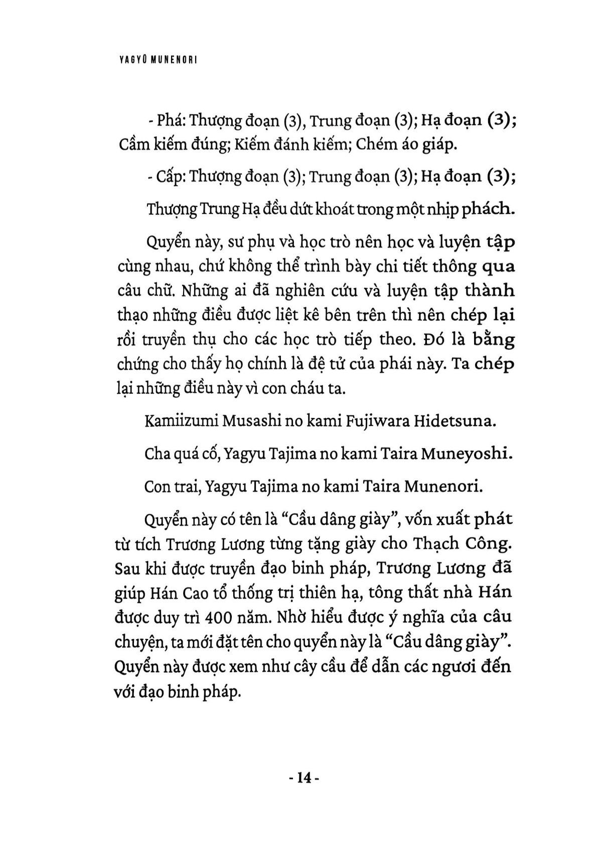 Binh Pháp Gia Truyền Thư - Yagyü Munenori