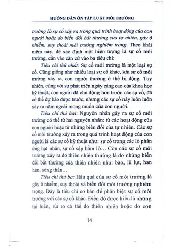  Hướng Dẫn Ôn Tập Luật Môi Trường - PGS.TS. Vũ Thị Duyên Thủy (Chủ biên) 