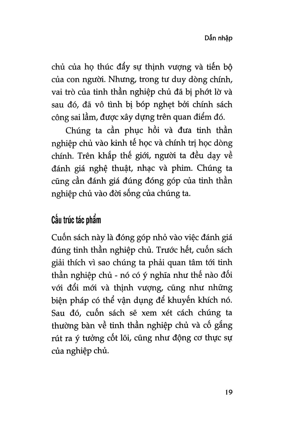 Tinh Thần Nghiệp Chủ - Eamonn Butler