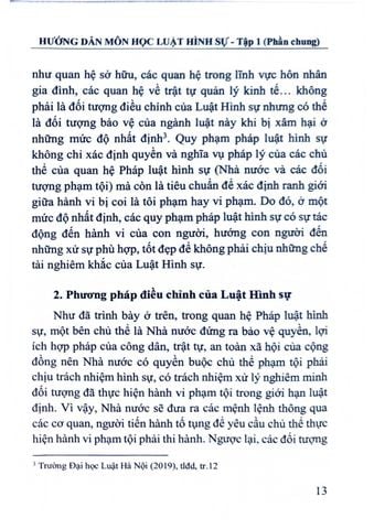  Hướng Dẫn Môn Học Luật Hình Sự - Tập 1 (Phần Chung)  - PGS.TS. Cao Thị Oanh 