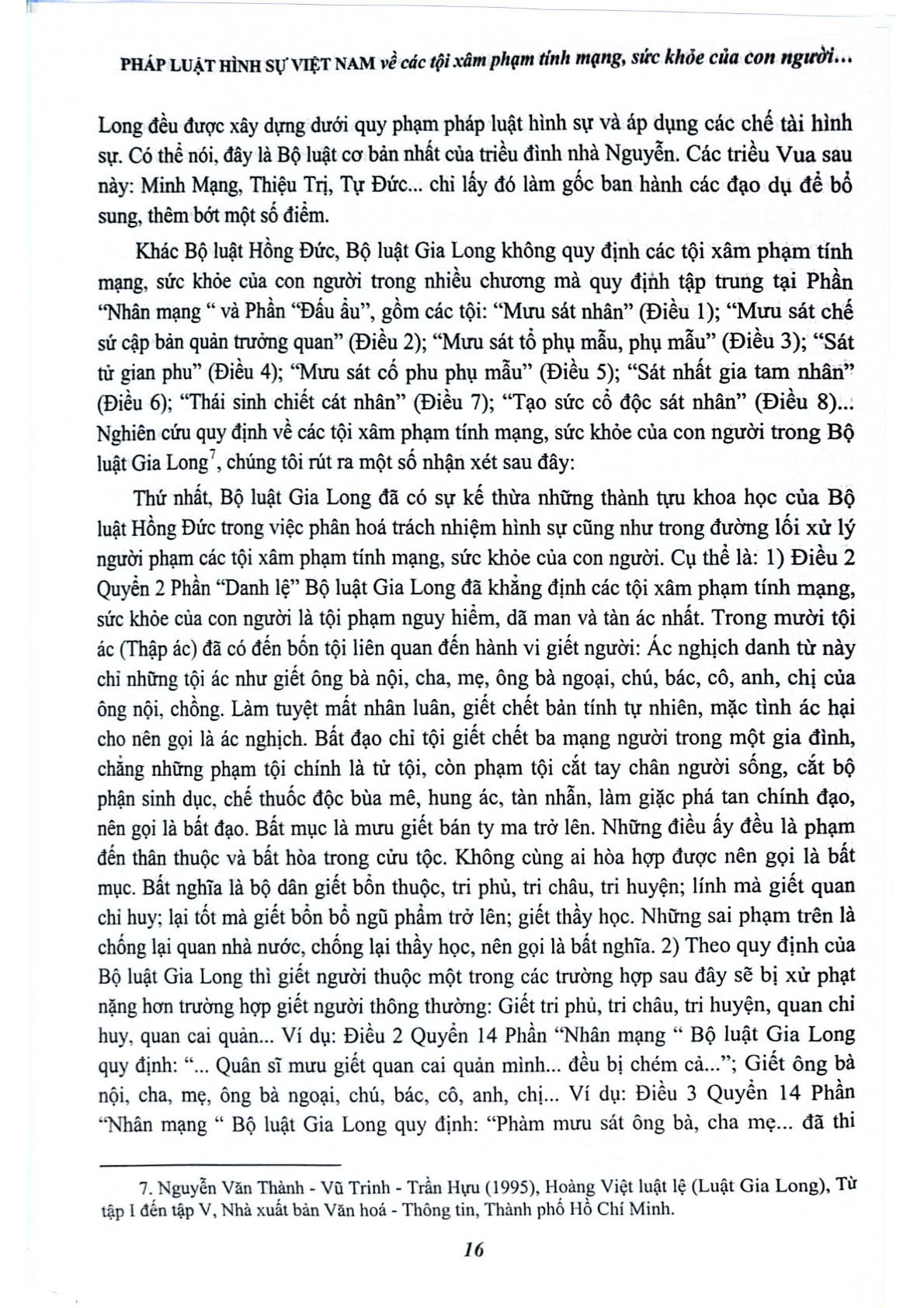 Pháp Luật Hình Sự Việt Nam Về Các Tội Xâm Phạm Tính Mạng, Sức Khỏe Của Con Người - TS.Đỗ Đức Hồng Hà (Chủ Biên)