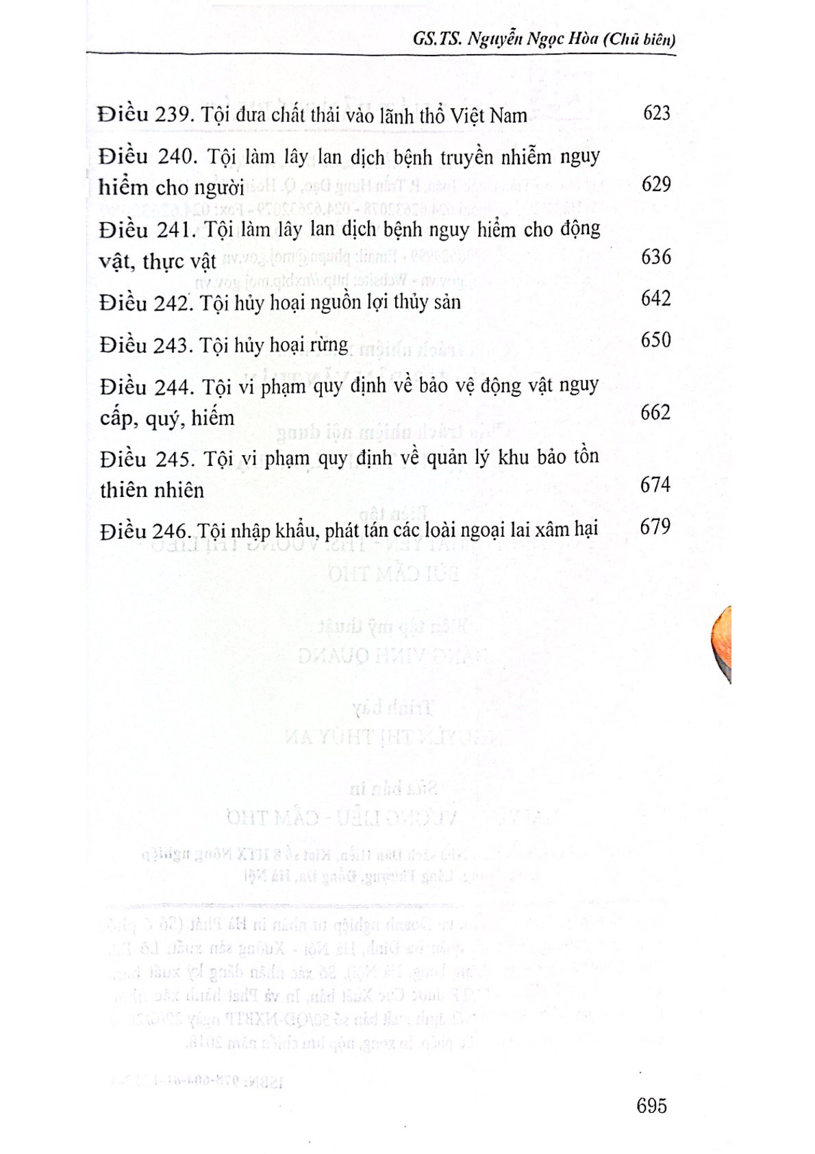 Bình Luận Khoa Học Bộ Luật Hình Sự Năm 2015 ( Phần Các Tội Phạm) - Quyển 1 - GS.TS Nguyễn Ngọc Hòa