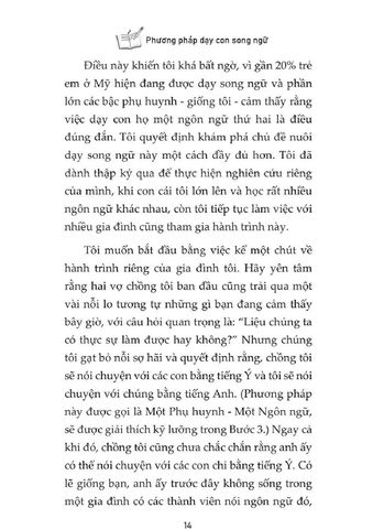  Phương Pháp Dạy Con Song Ngữ 