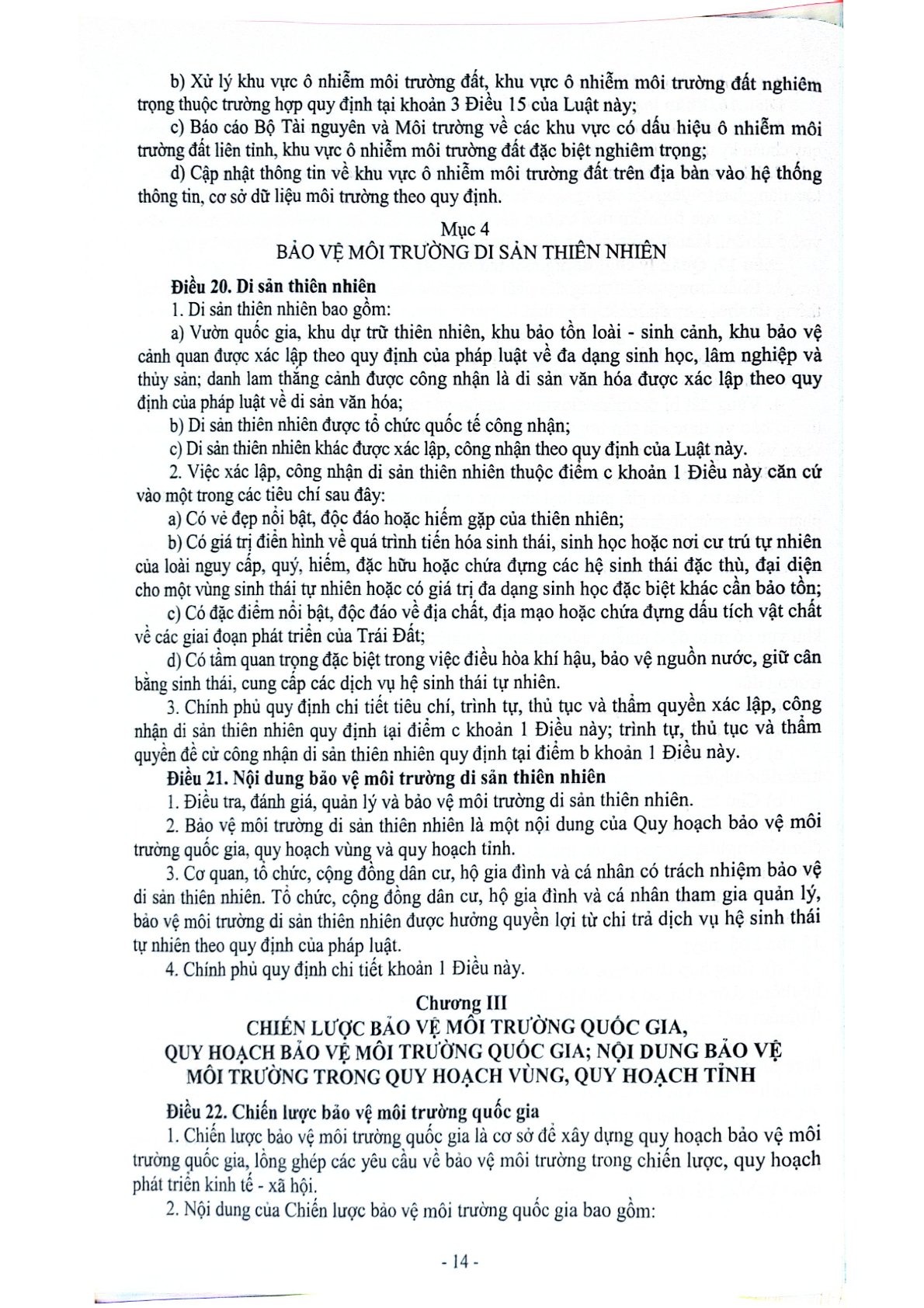 Luật Bảo Vệ Môi Trường Và Văn Bản Hướng Dẫn Thi Hành - Quốc Hội