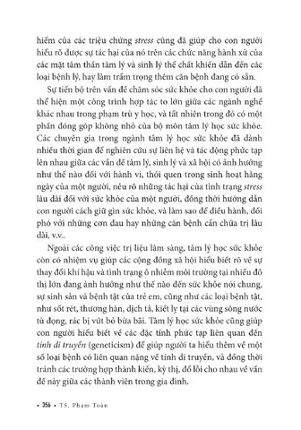  Tâm Lý Học Sức Khỏe - TS Phạm Toàn 