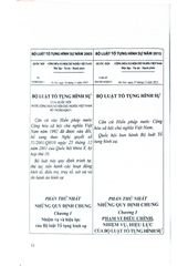 So Sánh Bộ Luật Tố Tụng Hình Sự 2003 Và 2015  - TS.Đỗ Đức Hồng Hà  ( Chủ biên)