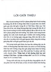 Pháp Luật Về Bồi Thường Thiệt Hại Môi Trường Ở Việt Nam - Lý Luận Và Thực Tiễn  - GS.TS. Lê hồng Hạnh - TS. Lê Đình Vinh