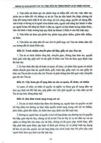  Trình Tự Giải Quyết Các Vụ Việc Dân Sự Theo Pháp Luật Hiện Hành  - ThS.NCS.Tạ Đình Tuyên 