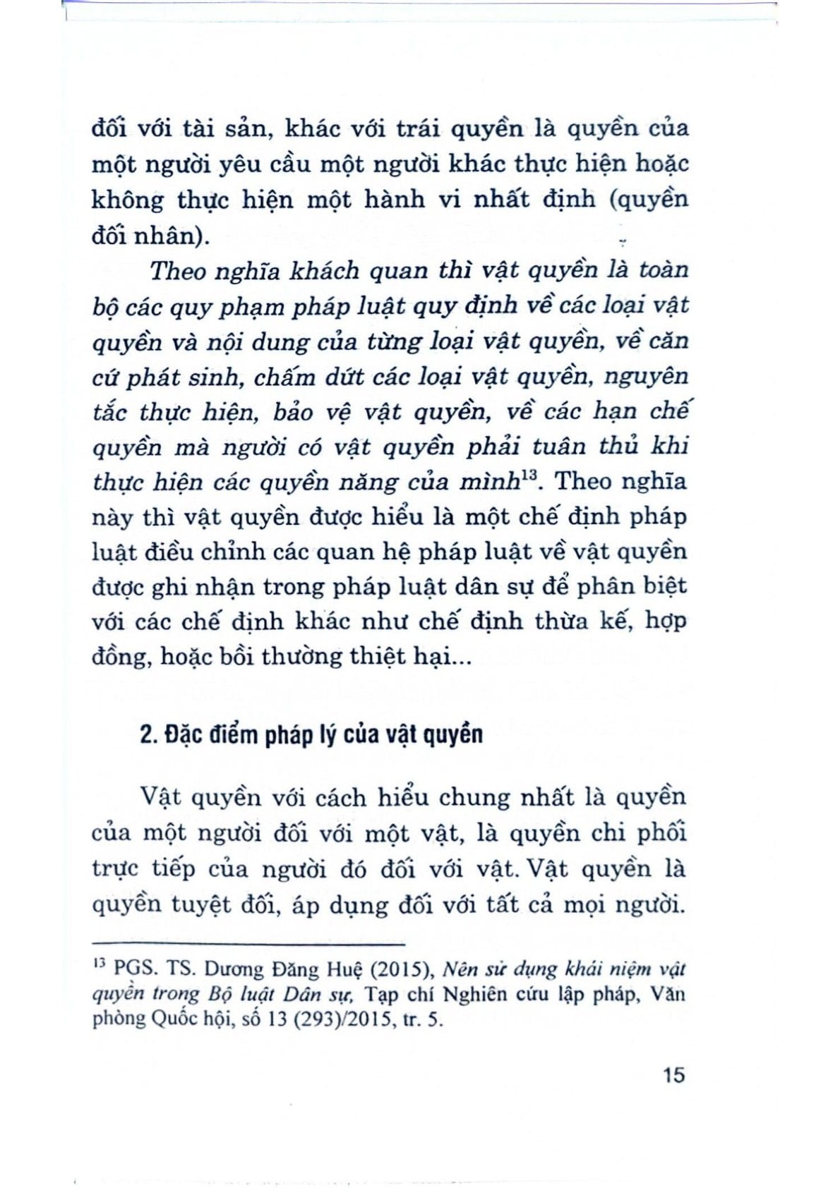 Vật Quyền Trong Pháp Luật Dân Sự Việt Nam Hiện Đại ( Sách Chuyên Khảo) - TS. Nguyễn Minh Oanh