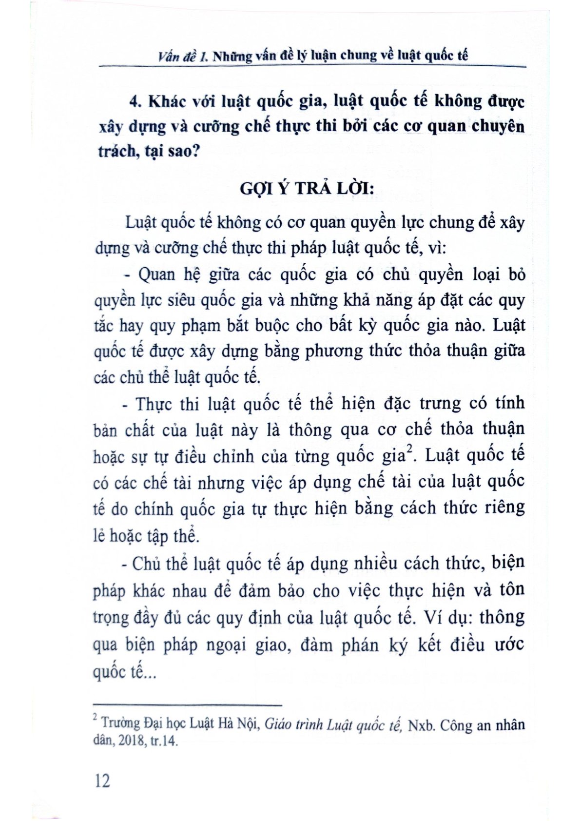Hướng Dẫn Môn Học Công Pháp Quốc Tế  - TS. Nguyễn Thị Hồng Yến - TS. Lê Thị Anh Đào