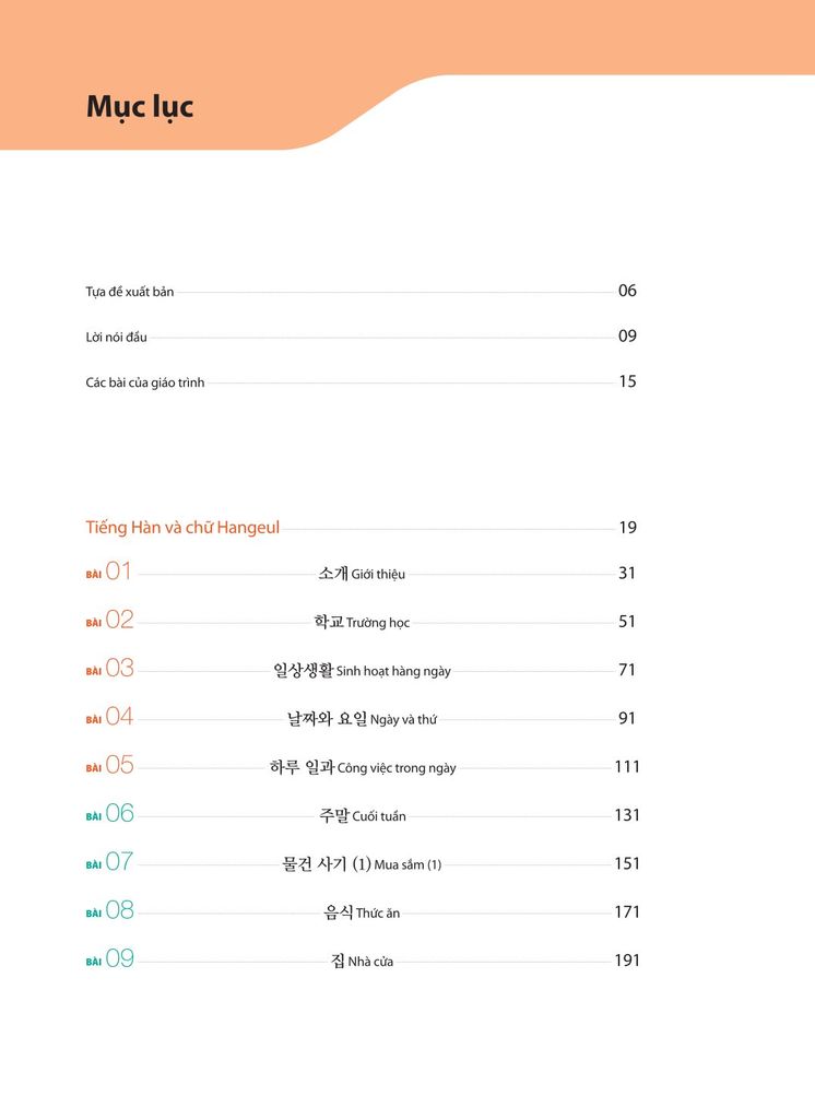 Tiếng Hàn tổng hợp dành cho người Việt Nam Sơ cấp 1 - 4 màu