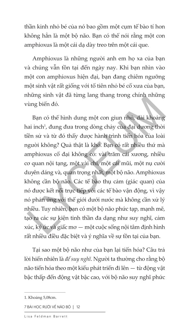 7 Bài Học Rưỡi Về Não Bộ - Lisa Feldman Barrett