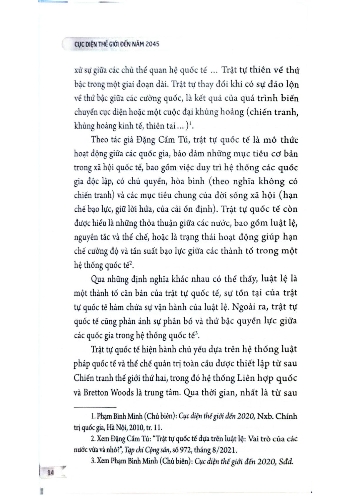 Cục Diện Thế Giới Đến Năm 2045 - TS. Nguyễn Minh Vũ 
(Chủ biên) (CTQG)