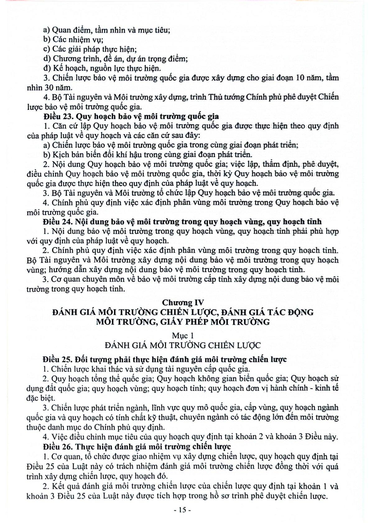 Luật Bảo Vệ Môi Trường Và Văn Bản Hướng Dẫn Thi Hành - Quốc Hội