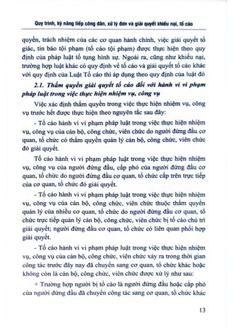  Quy Trình, Kỹ Năng Tiếp Công Dân, Xử Lý Đơn Và Giải Quyết Khiếu Nại, Tố Cáo Kèm Theo Luật, Các Văn Bản Hướng Dẫn Thi Hành Và Biểu Mẫu  - TS. Đinh Văn Minh 