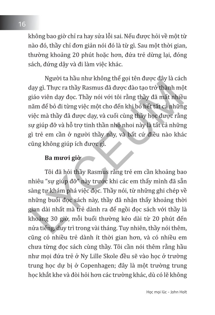 Học Mọi Lúc - John Holt