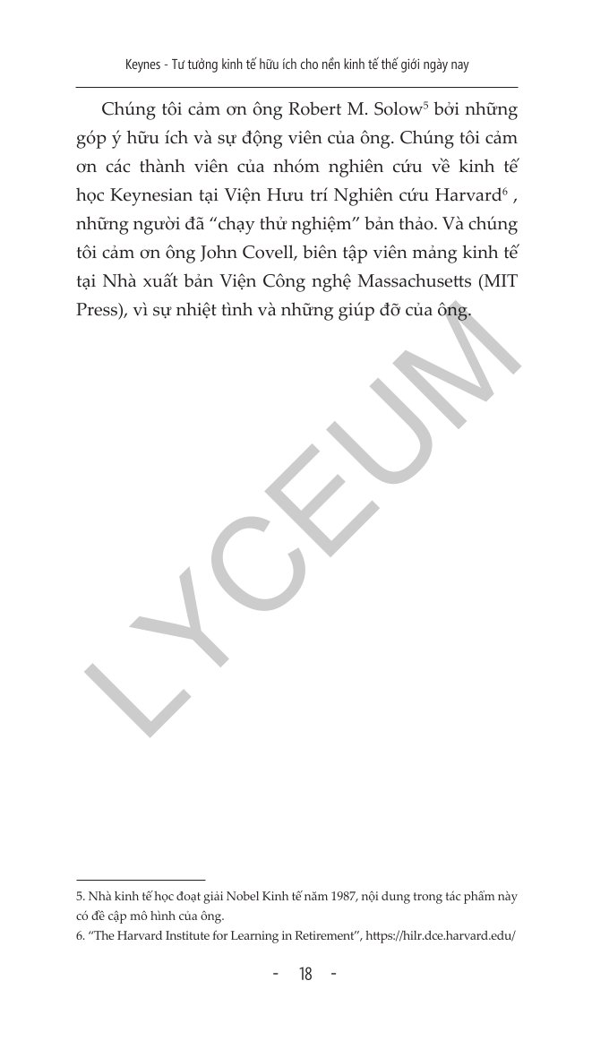 Keynes – Tư Tưởng Kinh Tế Hữu Ích Cho Nền Kinh Tế Thế Giới Ngày Nay  - Peter Temin & David Vines