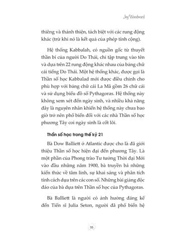  Thần Số Học Ứng Dụng - Joy WoodWard 